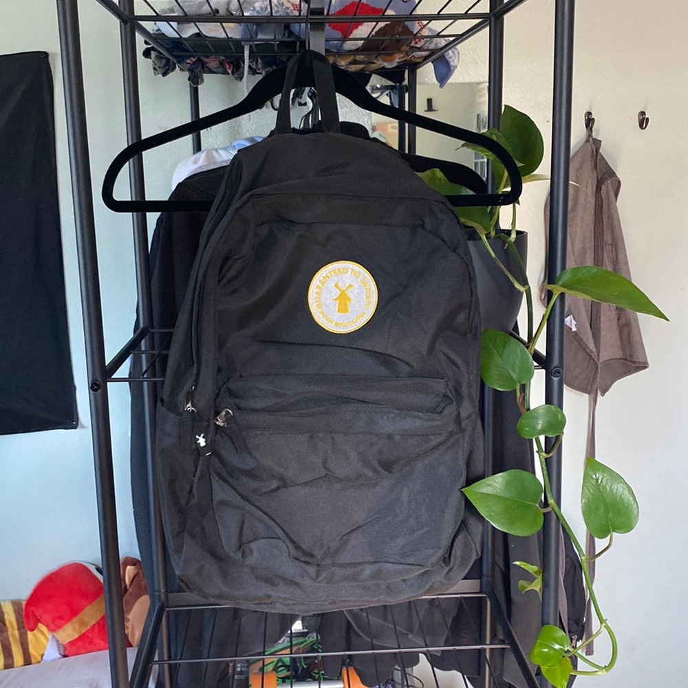 Black Dutch Bros Guaranteed to Satisfy Backpack